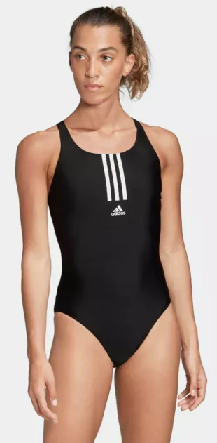 Crni ženski sportski jednodijelni kupaći kostim Adidas Performance