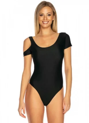 Crni jednodijelni kupaći kostim Relleciga atraktivnog brazilskog kroja